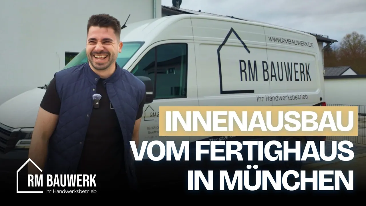 Video-Vorschau: Fertighaus-Innenausbau im Westen von München