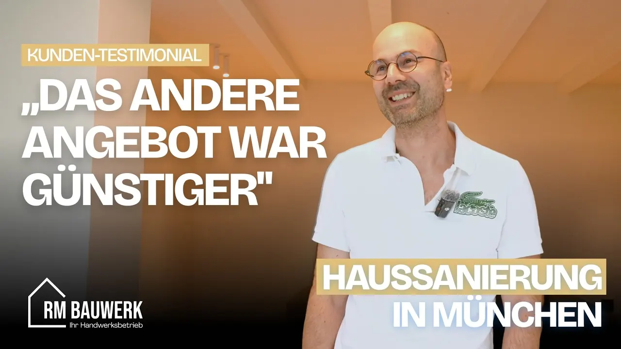 Bauherr Richard Bessler im Interview zur Haussanierung am Pilsensee