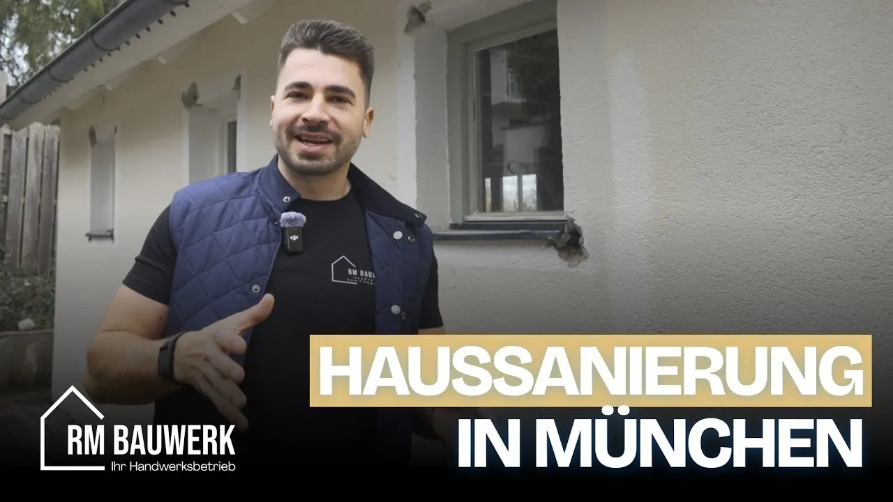 Baustellenrundgang im entkernten Haus am Pilsensee